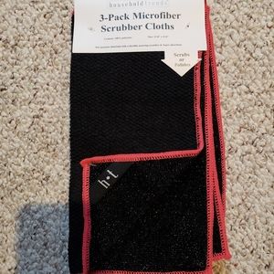 3/$15 Microfiber Scrubber Cloths